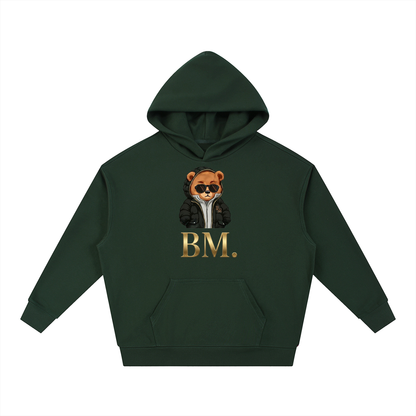 „STREET MASTER“ // BLACK PUFFER [V.1] – Heavyweight Hoodie