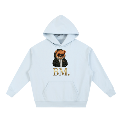 „STREET MASTER“ // BLACK PUFFER [V.1] – Heavyweight Hoodie