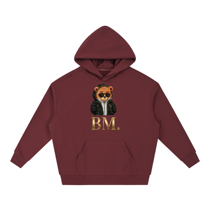 „STREET MASTER“ // BLACK PUFFER [V.1] – Heavyweight Hoodie