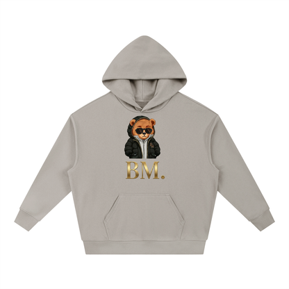 „STREET MASTER“ // BLACK PUFFER [V.1] – Heavyweight Hoodie