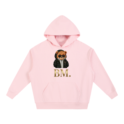 „STREET MASTER“ // BLACK PUFFER [V.1] – Heavyweight Hoodie